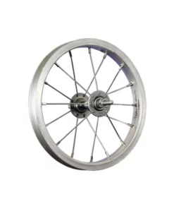 12 Zoll Vorderrad Alufelge / Vollachse - Silber