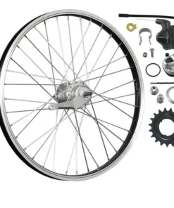 20 Zoll Hinterrad Alufelge / Shimano Nexus Inter-3 (Rücktritt) - Schwarz