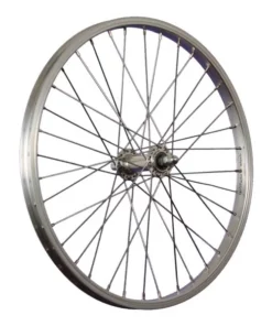 20 Zoll Vorderrad Büchel Alufelge / Vollachse - Silber