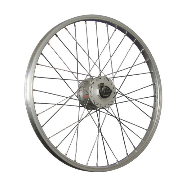 20 Zoll Vorderrad Alufelge / Shimano Nabendynamo DH-C3000-3N - Silber 3 20 Zoll Vorderrad Alufelge / Shimano Nabendynamo DH-C3000-3N - Silber