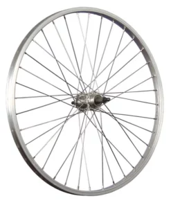 24 Zoll Hinterrad Büchel Alufelge / Schraubkranznabe - Silber