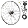 26 Zoll Hinterrad Alufelge / Shimano Nexus Inter-3 RBN Rücktritt - Silber