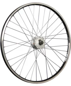 26 Zoll Vorderrad Ryde Zac19 / Shimano Nabendynamo DH-C3000-3N - Schwarz