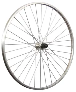 28 Zoll Hinterrad Alufelge / Shimano TX500 Nabe 7/10-fach - Silber