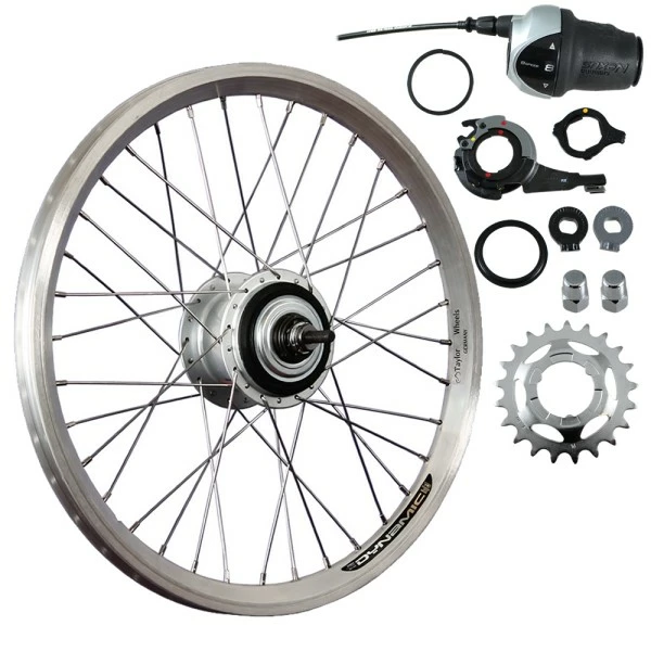 20 Zoll Hinterrad Hohlkammerfelge / Shimano Nexus Inter-8 (Freilauf) - Silber 3 20 Zoll Hinterrad Hohlkammerfelge / Shimano Nexus Inter-8 (Freilauf) - Silber