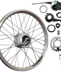 20 Zoll Hinterrad Alu / Shimano Nexus Inter-8 (RBN) - Silber