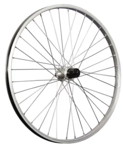 Laufrad 24 Zoll Hinterrad Aluminium Fahrradfelge Shimano Nabe FH-TX500 QR Silber