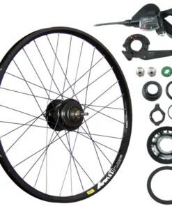 26 Zoll Hinterrad XM119D / Shimano Alfine Nabe - Schwarz