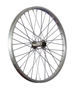 20 Zoll Vorderrad Büchel Kastenfelge Alunabe Schnellspanner Silber