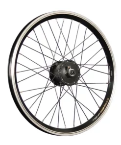 20 Zoll Vorderrad Grünert Dynamic4 Shimano DH-C3000 Nabendynamo Schwarz