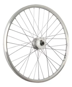 26 Zoll Vorderrad Ryde Zac2000 Shimano DH-C3000 Nabendynamo Silber