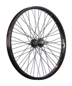 20 Zoll BMX Hinterrad Kastenfelge Schwarz 48 Loch Vollachse