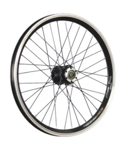 20 Zoll Vorderrad Grünert Dynamic4 Hohlkammer 6 Loch Disc Schwarz