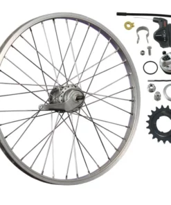 20 Zoll Hinterrad Alufelge / Nexus Inter-3 RBN - Silber