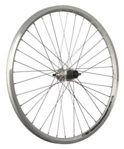 26 Zoll Hinterrad X-Plorer Felge Shimano TX-800 7-10 Fach Silber