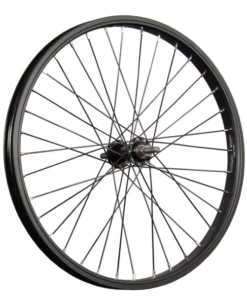 20 Zoll BMX Vorderrad Kastenfelge Schwarz 36 Loch Vollachse