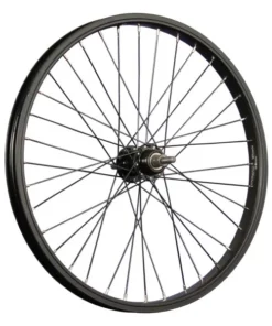 20 Zoll BMX Hinterrad Kastenfelge Schwarz 36 Loch Vollachse 10mm