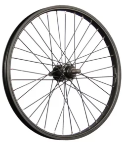 20 Zoll BMX Hinterrad Kastenfelge Schwarz 36 Loch Vollachse 14mm