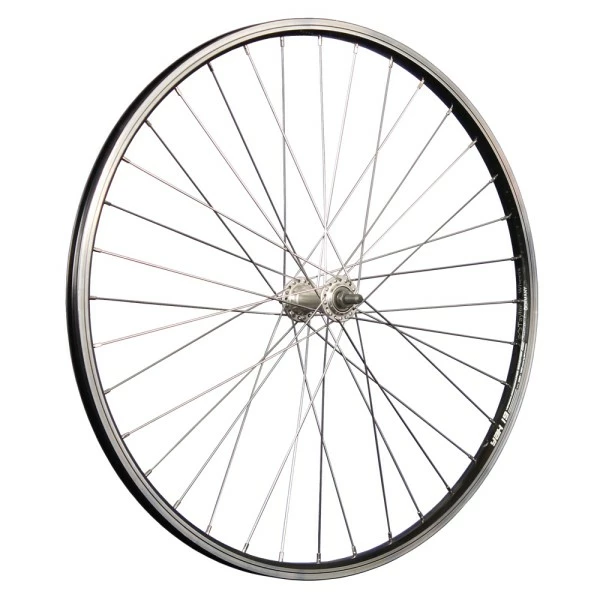 26 Zoll Fahrrad Vorderrad Schürmann Hohlkammer Felge Vollachse V-Brake Schwarz 3 26 Zoll Fahrrad Vorderrad Schürmann Hohlkammer Felge Vollachse V-Brake Schwarz