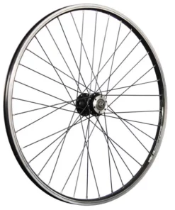 26 Zoll Fahrrad Vorderrad Schürmann Hohlkammer Felge 6 Loch Disc Schwarz