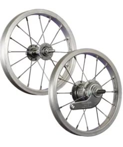 12 Zoll Laufradsatz Alufelge / Rücktritt - Silber