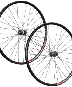 29 Zoll Laufradsatz DT Swiss Hohlkammer Geöst Shimano M6010 100 / 142 Schwarz