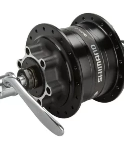 Shimano Nabe Dynamo DH-3D32 Schnellspanner 36 Loch Disc Schwarz