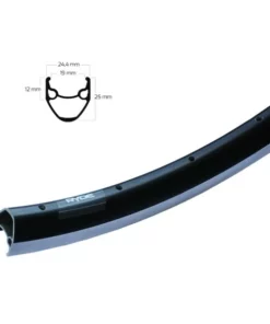 Felgenring X-Plorer 26 Zoll Hohlkammer Aluminium Schwarz 36 Loch 559-19