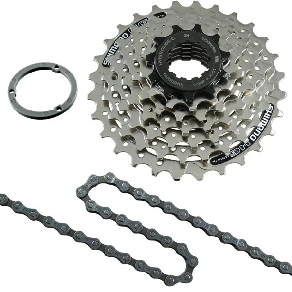 Shimano ANTRIEBSSET 7-fach Kette+Kassette HG40/HG41 3 Shimano ANTRIEBSSET 7-fach Kette+Kassette HG40/HG41