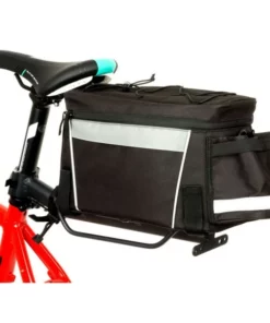 Fahrrad Gepäckträgertasche A-N405 9 Liter Volumen Wasserabweisend Schwarz