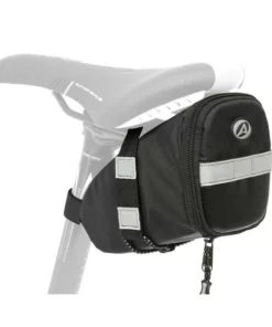 Fahrrad Satteltasche A-S315 Werkzeugtasche Wasserabweisend Reflex Schwarz