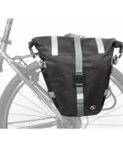 Fahrrad Gepäckträgertasche A-N495 Seitentasche Wasserabweisend Schwarz