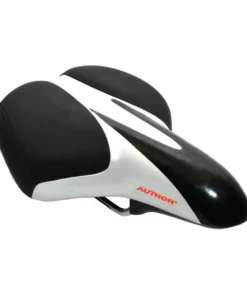 Fahrradsattel ASD-Ergo Density Komfortsattel Gel Twinbase Schwarz Silber