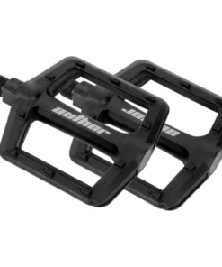Fahrradpedale APD-F13 Nylon BMX MTB Plattformpedale Schwarz Reflektor