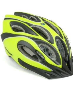 Fahrradhelm Skiff Größe L 58cm-62cm Insektenschutz Dial-Fit Neon Gelb