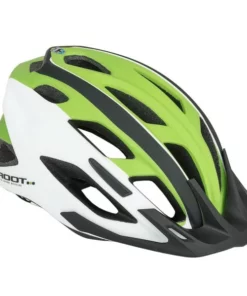 Fahrradhelm Root Inmold Größe L 59cm-61cm Dial-Fit Schwarz Grün Weiß
