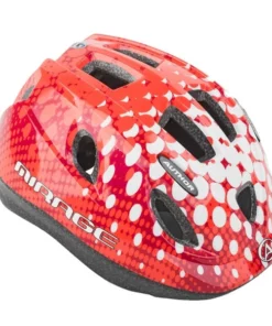 Fahrradhelm Mirage Kinderhelm Größe S 48cm-54cm Dial-Fit In-Mold LED Rot