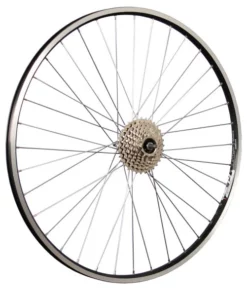 28 Zoll Hinterrad ZAC19 / 8 Fach Schraubkranz - Schwarz