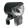 Herrmans LED Fahrrad Scheinwerfer H-Black MR4 120 Lumen Für Dynamo 6 Volt StVZO