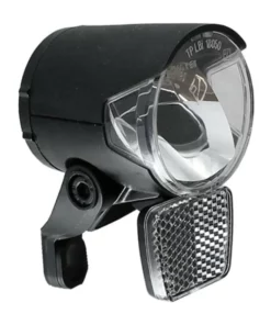 Herrmans LED Fahrrad Scheinwerfer H-Black MR4 120 Lumen Für Dynamo 6 Volt StVZO