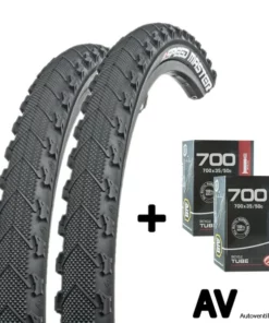 Set Fahrrad Reifen 28 Zoll 42-622 Mit Schlauch AV Bereifung Für Vorn Und Hinten