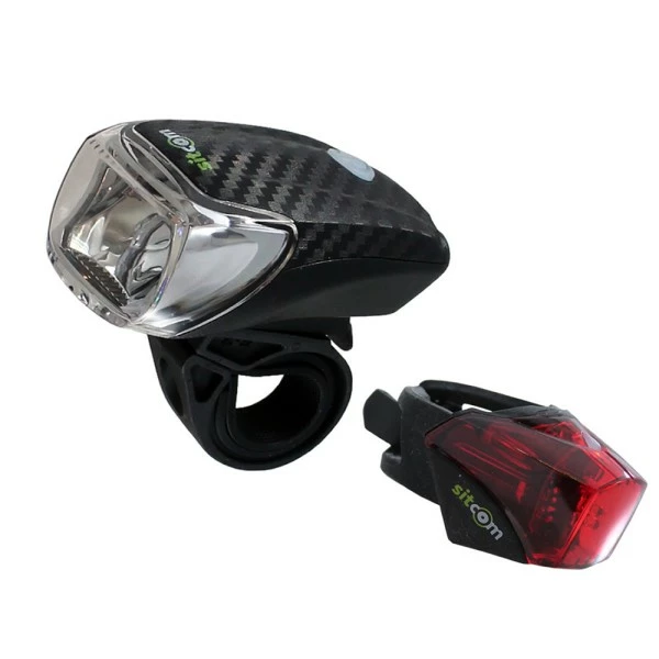 Fahrrad LED Lichtset 40 Lux Turismo Akku Frontlicht Rücklicht USB Schwarz 3 Fahrrad LED Lichtset 40 Lux Turismo Akku Frontlicht Rücklicht USB Schwarz
