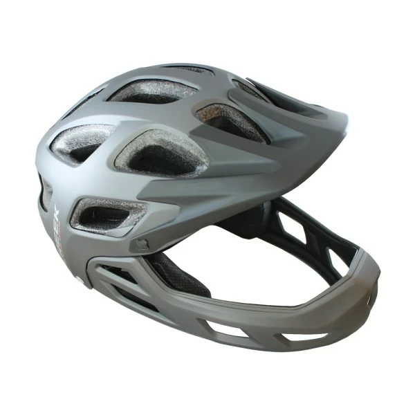 Fahrradhelm Fullface Creek FF Größe L 57cm-60cm BMX Dirt Helm Grau 3 Fahrradhelm Fullface Creek FF Größe L 57cm-60cm BMX Dirt Helm Grau
