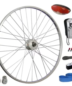 Taylor Wheels 28 Zoll Fahrrad Vorderrad Mit Shimano Nabendynamo LED Lichtset