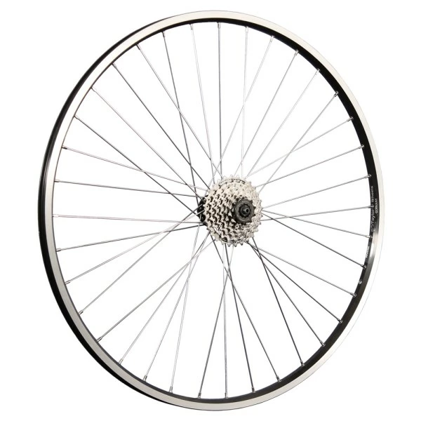 28 Zoll Laufrad Hinterrad Hohlkammer Shimano TX500 Schwarz 7 Fach Kassette 3 28 Zoll Laufrad Hinterrad Hohlkammer Shimano TX500 Schwarz 7 Fach Kassette