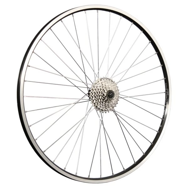 28 Zoll Laufrad Hinterrad Hohlkammer Shimano Tourney TX500 Schwarz 8 Fach Kassette 3 28 Zoll Laufrad Hinterrad Hohlkammer Shimano Tourney TX500 Schwarz 8 Fach Kassette