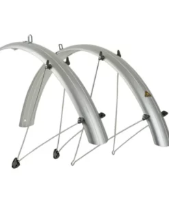 Radschutz Satz Author 26 Zoll Fahrrad Schutzblech Set Kunststoff Silber 60mm
