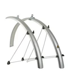 Radschutz Satz Author 28 Zoll Fahrrad Schutzblech Set Kunststoff Silber 37mm