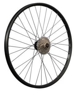 27,5 Zoll Laufrad Hinterrad Geöst Shimano M475 6L Disc Set Mit 8 Fach Kassette