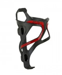 Fahrrad Flaschenhalter ACP-X26 Carbon 29 Gramm Schwarz / Rot